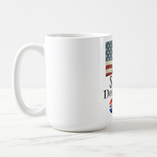 Save Democracy Coffee Mok (Links)