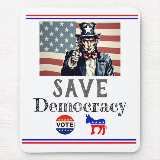 Save Democracy Muismat (Voorkant)
