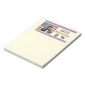 Save Democracy Notitieblok (Linkerzijde)