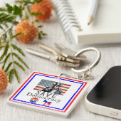 Save Democracy Sleutelhanger (Voorkant Rechts)