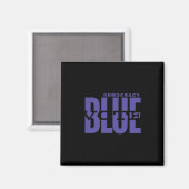 Save Democracy - Stem blauw - Maak de waarheid gro Magneet (Voorkant / Achterkant)