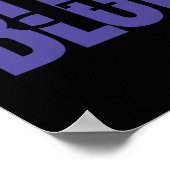 Save Democracy - Stem blauw - Maak de waarheid gro Poster (Hoek)