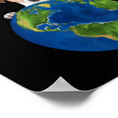 Save Earth is de enige planeet waar honden op aard Poster (Hoek)