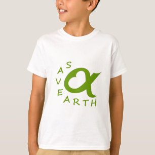 save earth planeet t-shirt