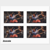 "SAVE EUROPE" Aartsengel Michael Rechthoekige Sticker (Vel)