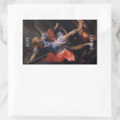 "SAVE EUROPE" Aartsengel Michael Rechthoekige Sticker (Tas)