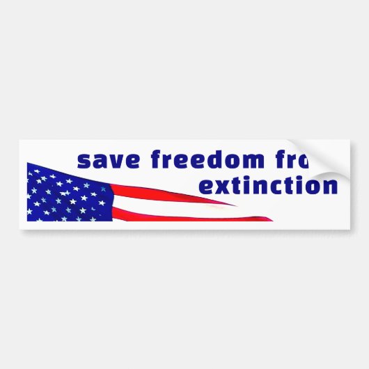 Save Freedom Bumpersticker (Voorkant)