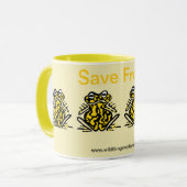 Save FROGS - Wildlife - Natuur - Ecologie - Mok (Voorkant links)
