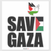 SAVE GAZA Auto Sticker (Vel)