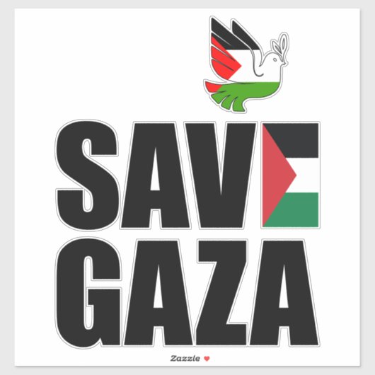 SAVE GAZA Auto Sticker (Vel)