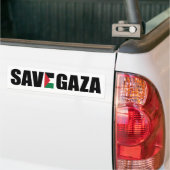 SAVE GAZA bumper Sticker (Op Truck)