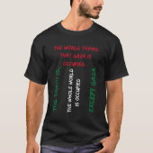 Save Gaza T-shirt, Free Palestine T-shirt - Flag C (Voorkant)