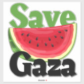 Save Gaza Watermelon Auto Sticker (Vel)