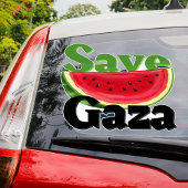 Save Gaza Watermelon Auto Sticker