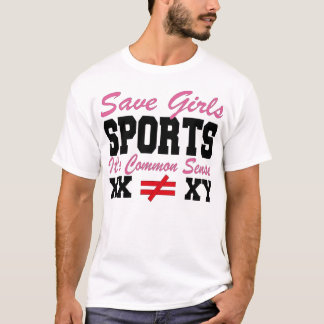 Save Girls Sport Het is gezond verstand XX Anders  T-shirt