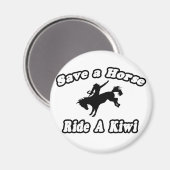Save Horse, Ride Kiwi Magneet (Voorkant / Achterkant)