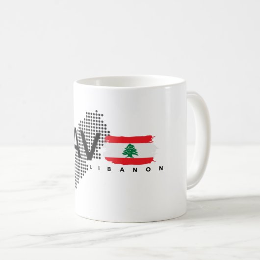 Save Libanon Mugg Koffiemok (Voorkant rechts)