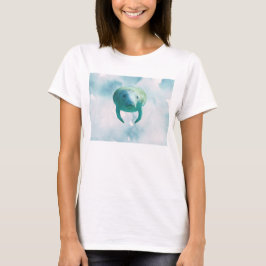 Save Manatees Manatee Watercolor Art T-shirt