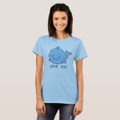 "Save Me" Whale T T-shirt (Voorkant volledig)
