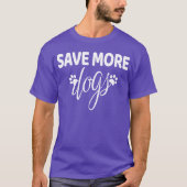 Save More Dogs Adopteer honden Meisje T-shirt (Voorkant)
