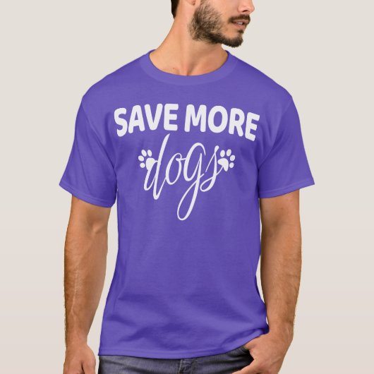 Save More Dogs Adopteer honden Meisje T-shirt (Voorkant)