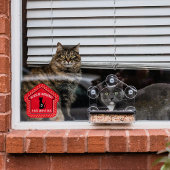 Save My Cats Safety Alert Custom First Responder Raamsticker