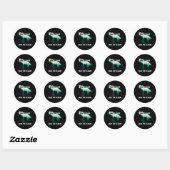 Save Natuur Save Planet Milieubescherming Ronde Sticker (Vel)