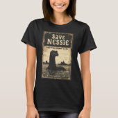  Save Nessie Loch Ness Monster T-shirt (Voorkant)