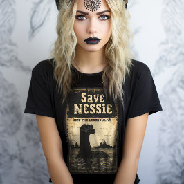 Save Nessie Loch Ness Monster T-shirt