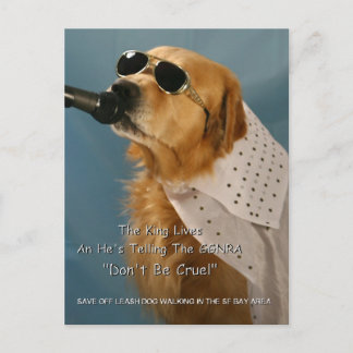 Save Off-Leash Dog Walking Congreslid Pelosi Briefkaart