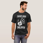 Save Our Children - End Child Trafficking Awarenes T-shirt (Voorkant volledig)