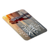 Save Our Date Huwelijk | Handgeschreven Sierlijk S Magneet (Rechterzijde)