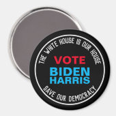 Save Our Democracy Vote BIDEN HARRIS Koelkast Magneet (Voorkant / Achterkant)