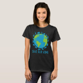 Save Our Home Animals Wildlife Conservation Earth  T-shirt (Voorkant volledig)