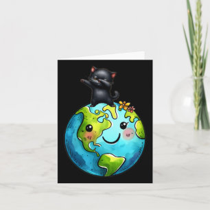 Save Our Home Kat Planeet Katten Liefhebber Grappi Kaart