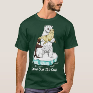 Save Our Ice Caps Global Warming Polar T-shirt