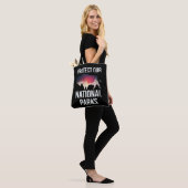 Save Our National Parks Retro Bison Explore Verzet Tote Bag (Op model)