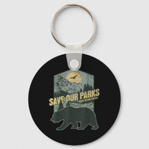 Save Our National Parks verzet zich tegen Beer teg Sleutelhanger
