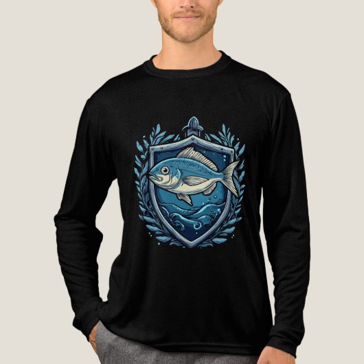 Save Our Oceans – Fight IUU Vissen Awareness Desi Tri-Blend Shirt (Voorkant volledig)