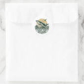 Save Our Oceans Milieu Ronde Sticker (Tas)