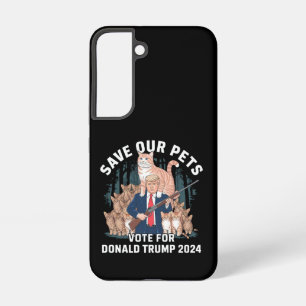 Save Our Pets 2024 President Trump Politiek Samsung Galaxy Hoesje