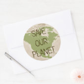 Save Our Planet — Amerikaanse stickers (Envelop)