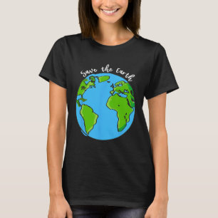 Save Our Planet Earth Day T Shirt voor kinderen en