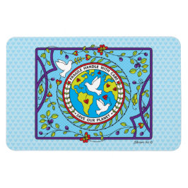 Save Our Planet_Flexibele magneet 15 x 10 cm