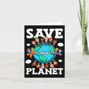 Save Our Planet Natuur Voorvechter Bewustzijn Aard Kaart