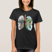 Save our planet pollution VS Natur Lung T-shirt (Voorkant)