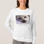 "SAVE OUR SEALS" Harp Seal Protection Shirt (Voorkant)