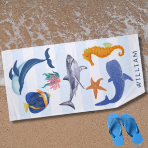 Save Our Seas   Bedreigde Zeedieren Kinderen  Strandlaken