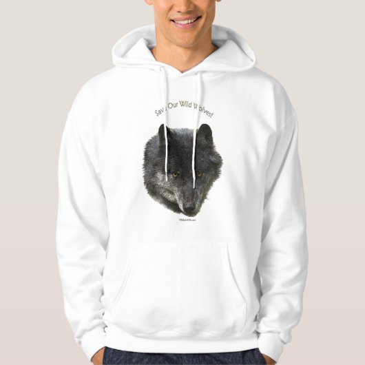 SAVE OUR WILD WOLVES Wildlife Supporter Shirt (Voorkant)