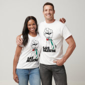 Save Palestina, Support Palestina Vuist T-shirt (Unisex)